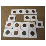 Error or Damaged Pennies assorted