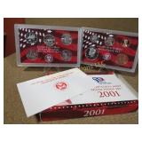 2001 US Mint Silver Proof Set