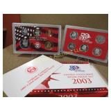 2003 US Mint Silver Proof Set