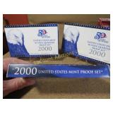 2-2000 State Quarter Proof Sets 1-2000 Mint Proof