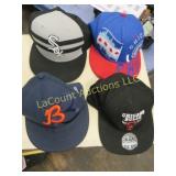 baseball hats caps Bears Bulls Sox
