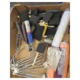 painting supplies rollers foam brushes