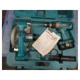 Maakita circular saw cordless driver drill in case