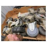 assorted casters wheels