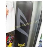 Everlast boxing punching bag on weighted stand