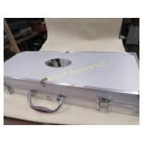 barbeque grilling set in carrying case