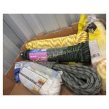 assofted cord & poly rope  unused