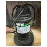 Wayne 1/3 hp submersible sump pump