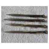 4 vintage Wahl Eversharp mechanical pencils