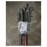 9 South Bend fiberglass fishing poles rods