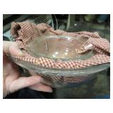 set of 3 nesting clear glass mixing bowls