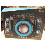 Sharper Image Wireless speaker w lights