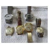 vintage mens watches Timex Ferel Omega
