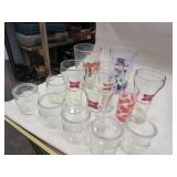assorted glasses Budweiser bubba Gump Yorkshire