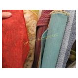 6 bolts upholstery fabric assorted color patterns
