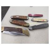 6 pocket knives