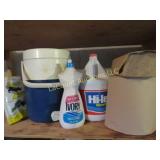 cooler jug toweling soap bleach