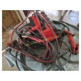 2 sets jumper cables & battery charger