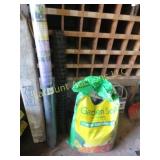 garden soil fences weed barrier chain link