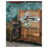 religious lenticular print crosses lighted cross