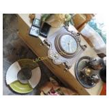 decor clock tea set Nintendo DS floral piece