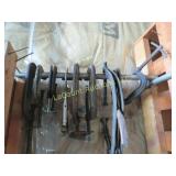 assorted C clamps many