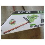 Portland 22" electric hedge trimmer
