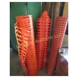 3 rolls snow fence