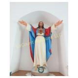 HUGE Jesus concrete ststue large hands