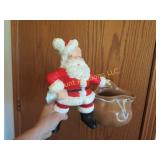 ceramic santa w planter toy sack