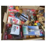 assorted garage smalls JB weld hooks coax staples