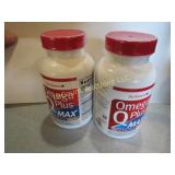 2 new bottles Omega plus max vitamins