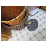 3 laundry baskets wicket basket bathroom scale