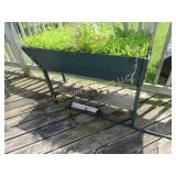 metal garden planter