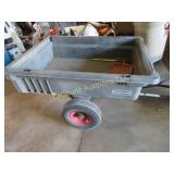 rubbermaild garden cart pull behind