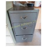 2 drawer file cabinet w small top drawer