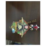 small cuckoo clock w girl on swing