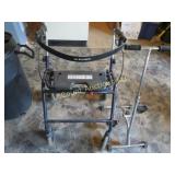 Dolomite walker w seat & exercise bike w handles
