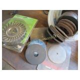 assorted grinding discs wire wheels