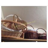 assorted baskets great for gift giving