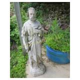 St Jooseph concrete garden statue