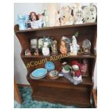 nice wood display book shelf