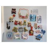 assorted fridge refrigerator magnets
