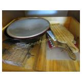 Chinese Wok several cutting boards