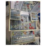 vintage jewelry box w jewelry necklace bracelet