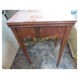 nice small sewing machine cabinet no machine