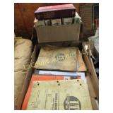 assorted vintage tractor other manuals car books