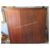 large wardrobe storage cabinet wood