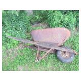 garden decor wheel barrow