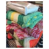 vintage knit bedspreads chenille throw